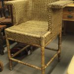 772 1237 WICKER CHAIR